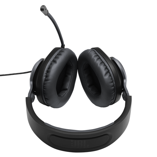 JBL Quantum 100 - Black - Wired over-ear gaming headset with flip-up mic - Detailshot 5 image number null